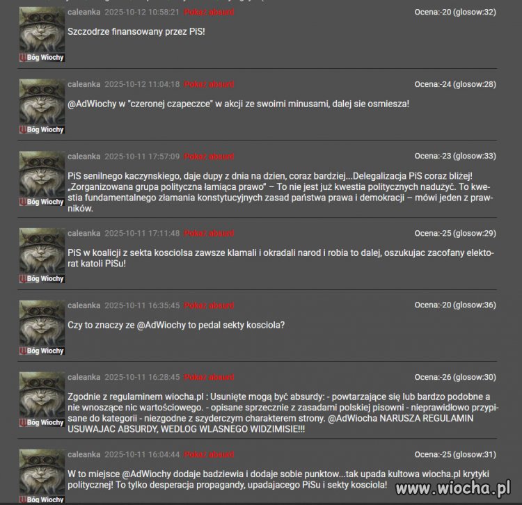 Tak wyglada przestepcza dzialalnosc @AdWiocha!