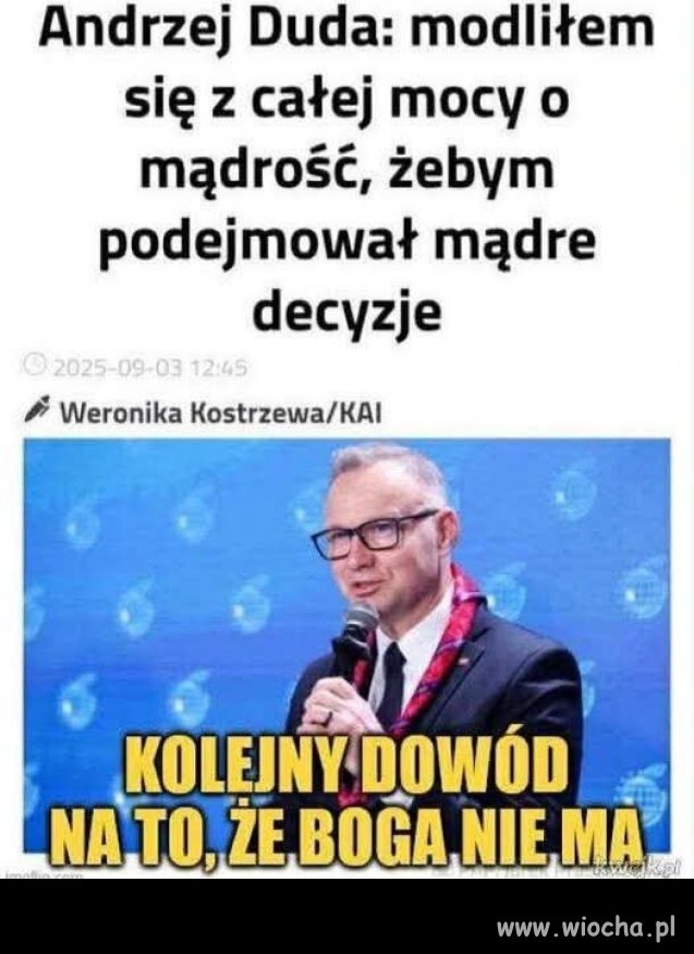 Mało Wam jeszcze wyraźnych dowodów ?