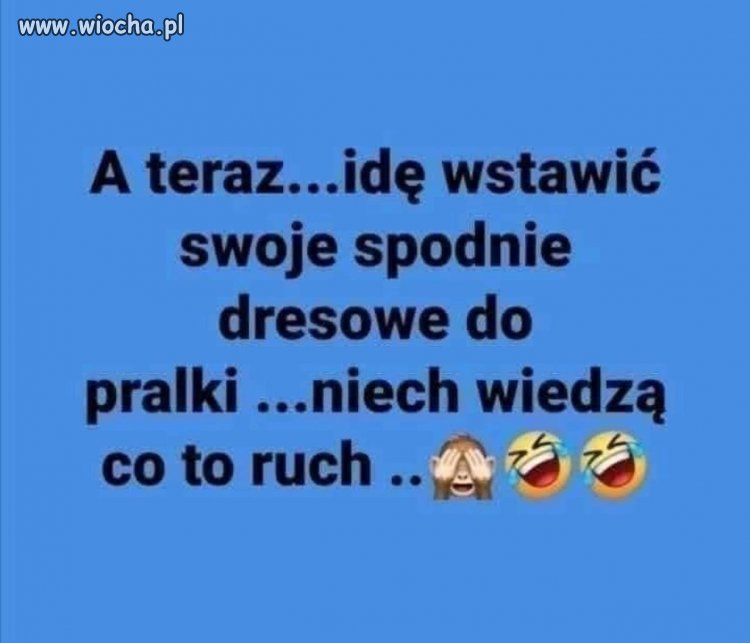 Fitness level: pralka