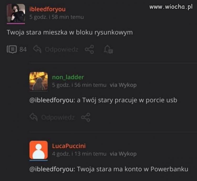 A Twoja stara?