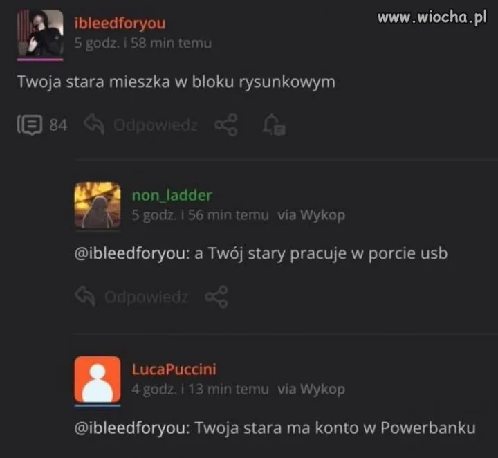 A Twoja stara?