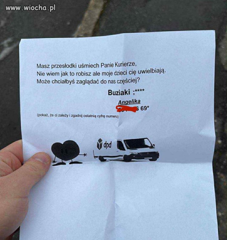 Angelika chyba szuka tatusia z dpd dla Bombelków