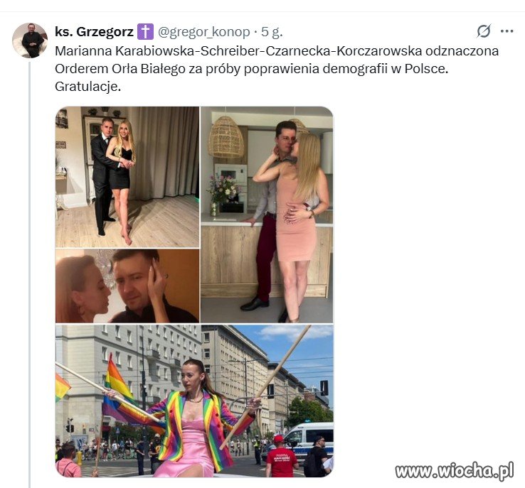 Cały na biało w białym związku, 