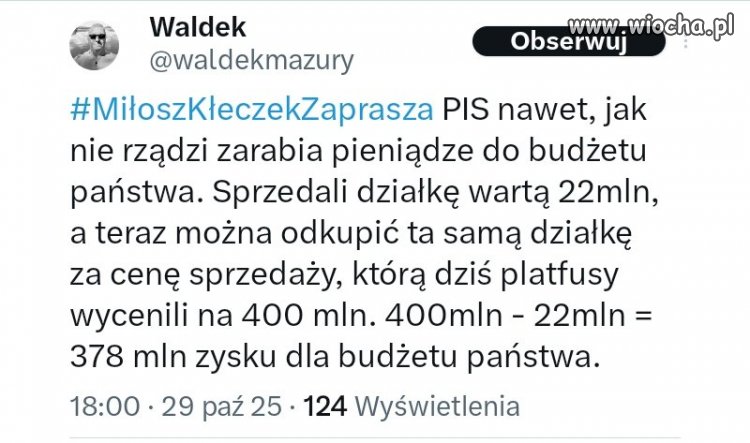 Tok rozumowania na prawicy