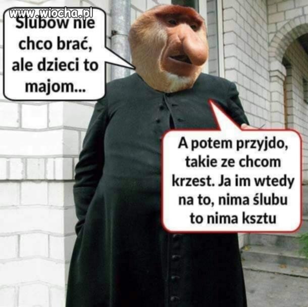 Kiedy młodzi ślubu nie chcą, ale po chrzest to już tak