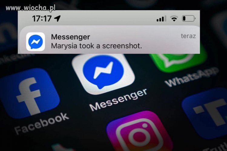 To koniec pewnej ery. Messenger zaczął informować o zrobionych screenach