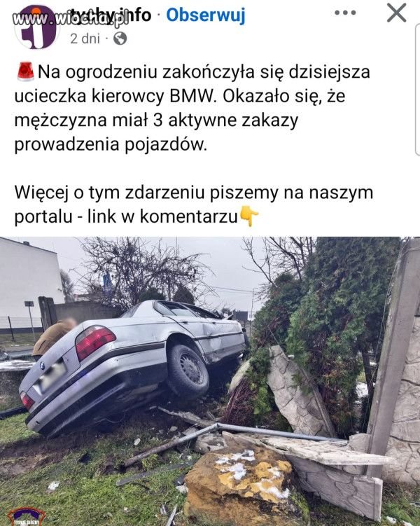 Dostanie czwarty zakaz, bo to Polska.