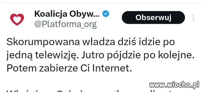 Tusk implementuje 