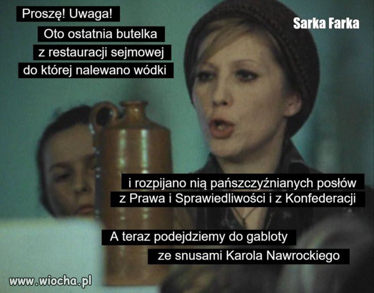 Czy miał na myśli zakaz alko?