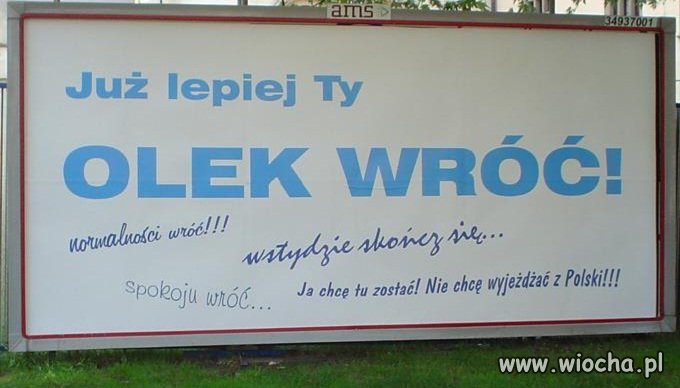 Już dawno temu wiedzieli, ze...