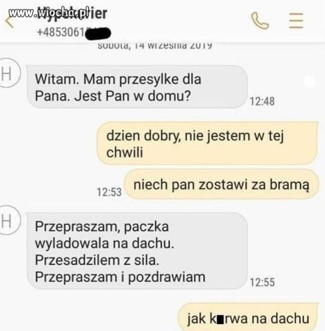 Praca kuriera 