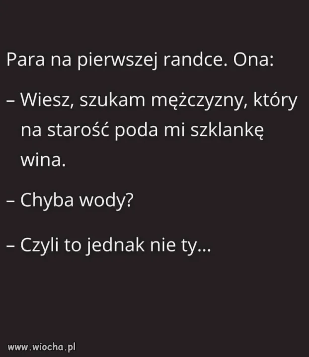 Pierwsza randka i już selekcja kwalifikacyjna