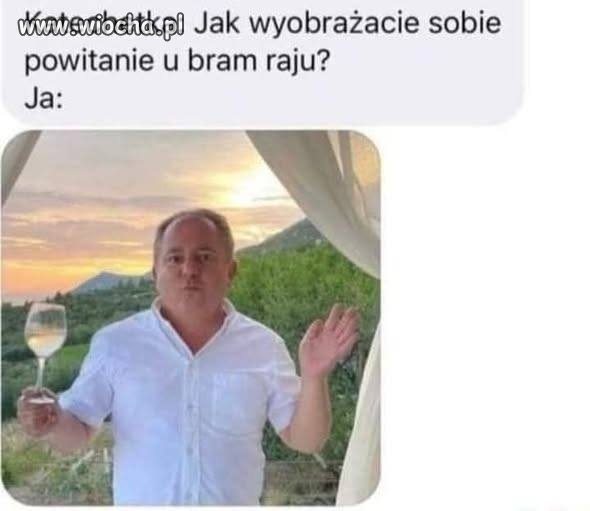 Czy tak wygląda w Twoich marzeniach powitanie do bram raju?