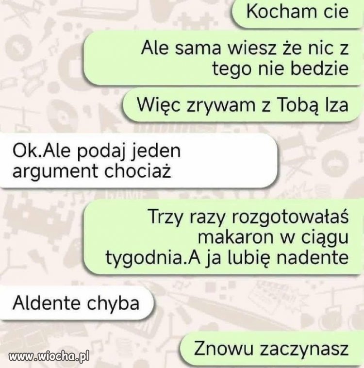 Zerwanie przyczynowo-makaronowe
