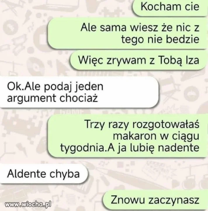 Zerwanie przyczynowo-makaronowe