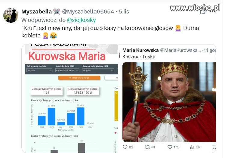 I jej list do księdza, żeby modlił się za posłów i kandydatów na posłów