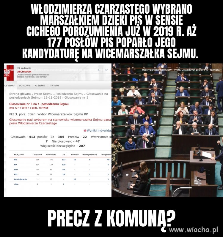 Pecz z komuną czy precz kiedy to wygodne?