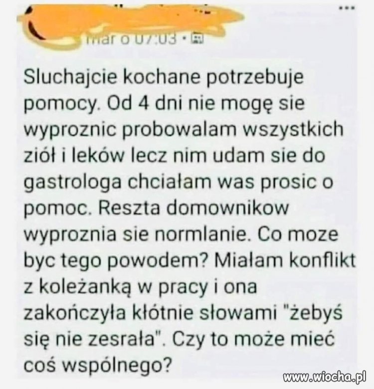 Złota rada koleżanki i efekty uboczne
