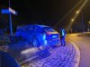 Pijany Ukrainiec rozbił auto na rondzie,   który pod wpływem alkoholu