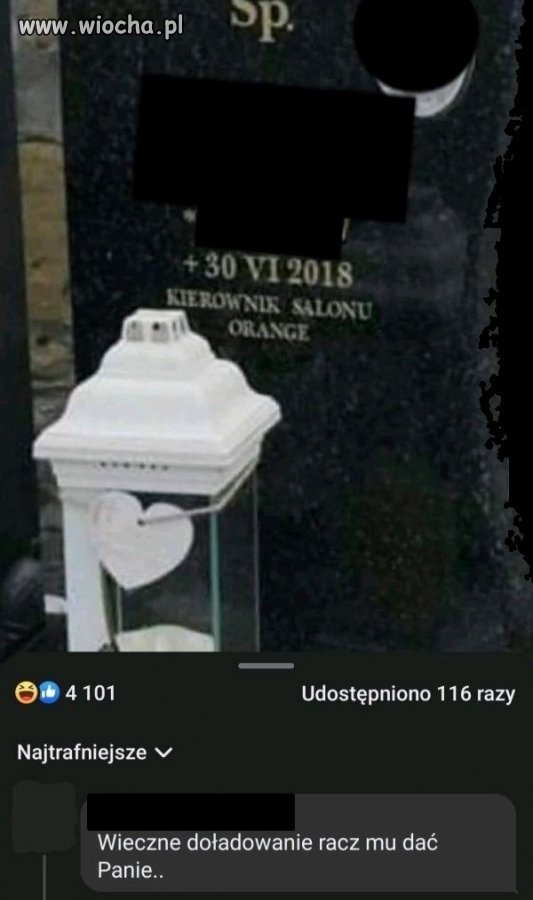 Szycha na cmentarzu