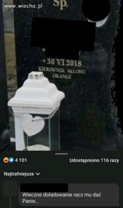 Szycha na cmentarzu