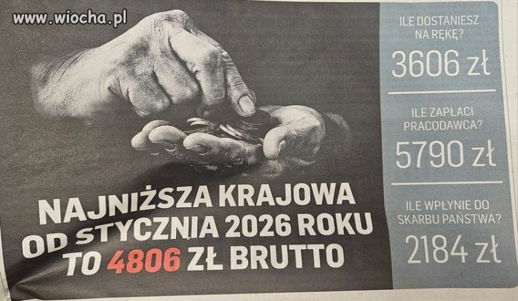 Od stycznia 2026 będziemy więcej zarabiać
