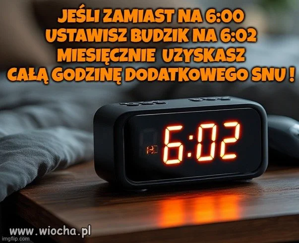 Rada dla niewyspanych.