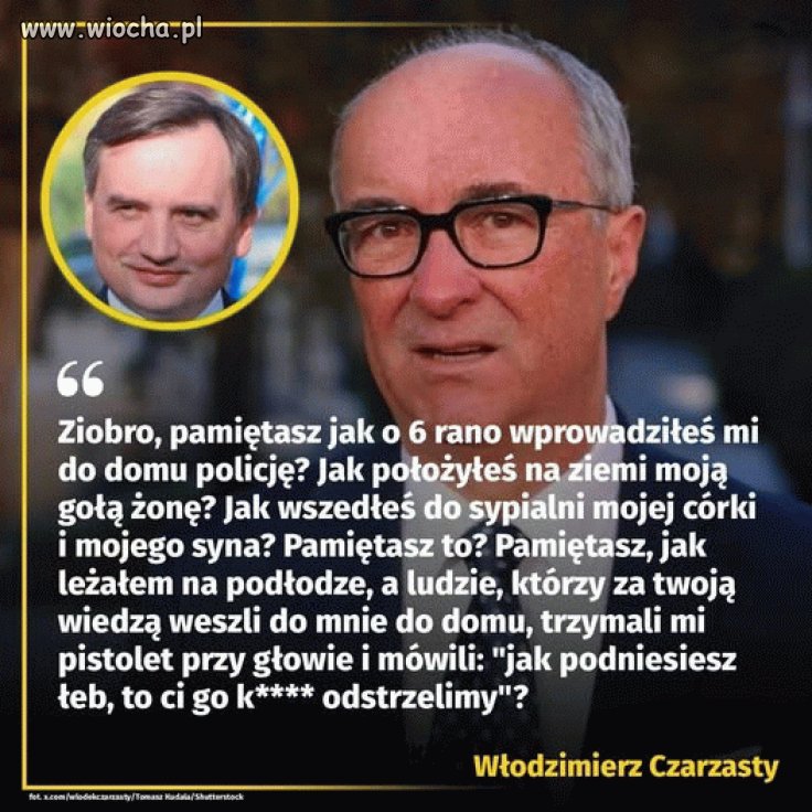 Czarzasty do Ziobry