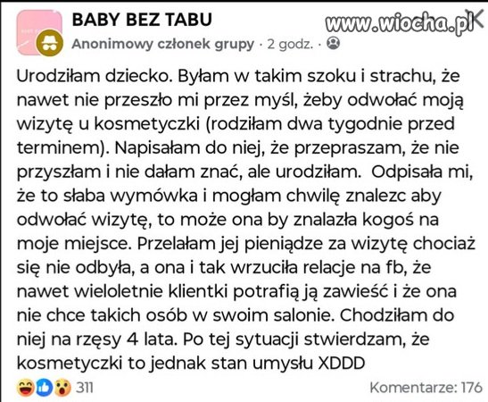 I musiała aż urodzić dziecko 