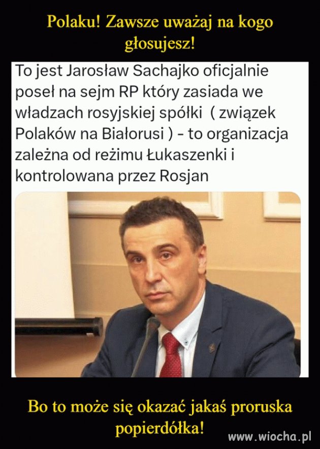 Czyżby kolejna bolszewicka onuca?