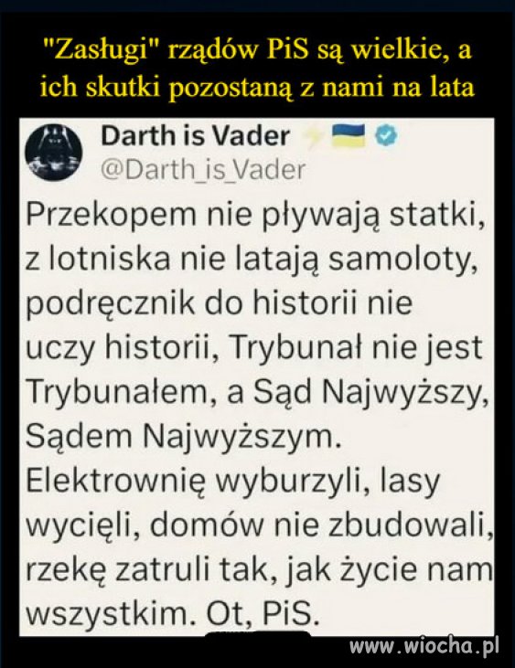Z cyklu PiS potrafi... czyli "Dobra Zmiana"!