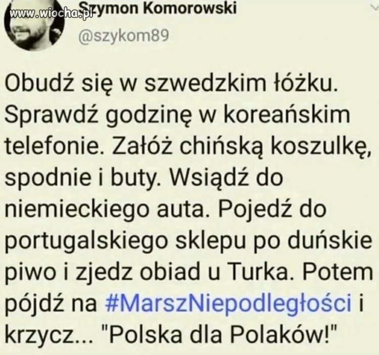 Tak to widzę...