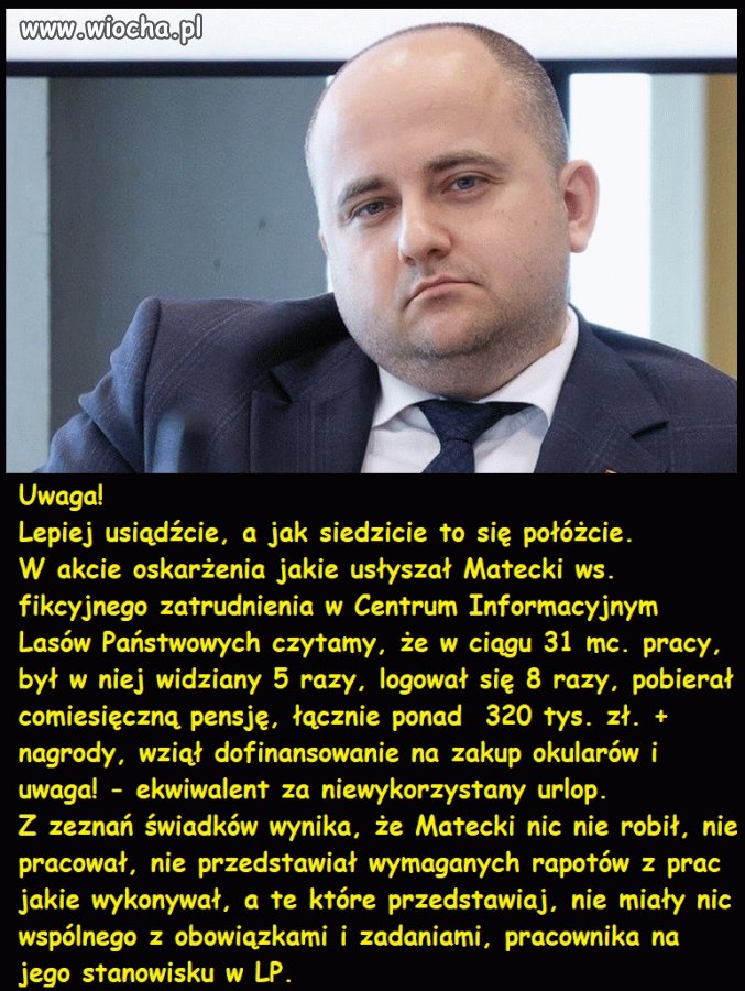 Ten to się w tych lasach "narobił"