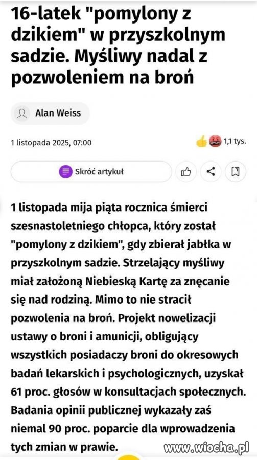 Ile więcej takich tragedii 