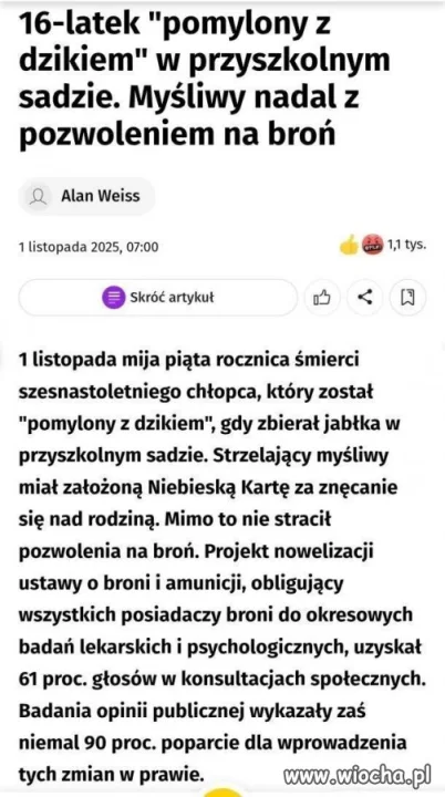 Ile więcej takich tragedii 