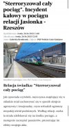 Sterroryzował cały pociąg incydentem kałowym