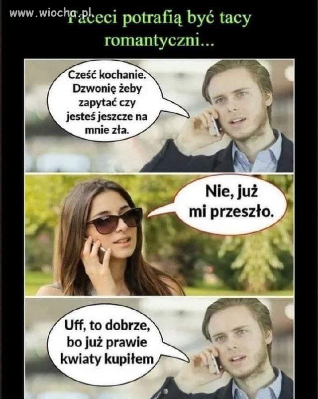 Faceci potrafią być tacy romantyczni...