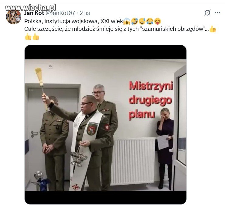 Instytucja wojskowa, w państwie mającym w Ustawie Zasadniczej zapisaną rozdzielność od religii