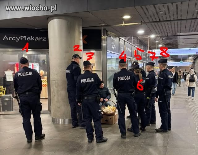 Ośmiu tzw. policjantów na babcię handlującą oscypkami