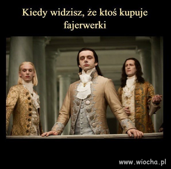 Fajerwerki? Kto to jeszcze kupuje!
