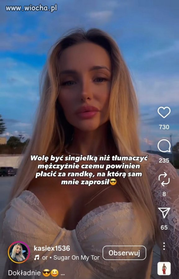 Przekaz na dziś od pięknej pani