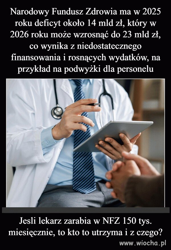 NFZ jest goły i wesoły