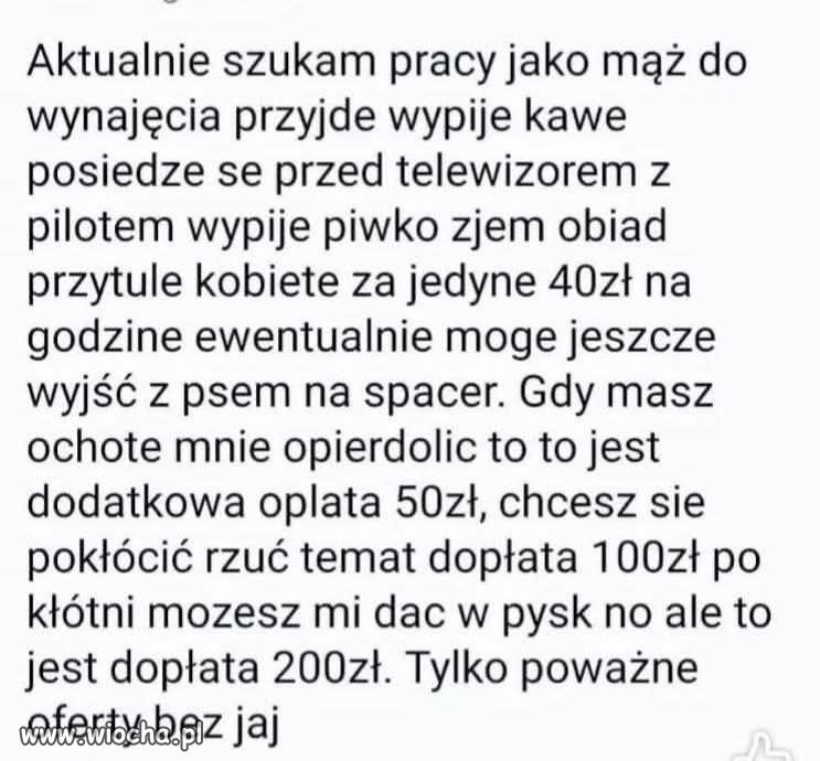 Mąż do wynajęcia premium