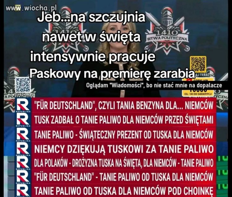 Te łajzy nawet w Święta wylewają szambo i szczują na innych.
