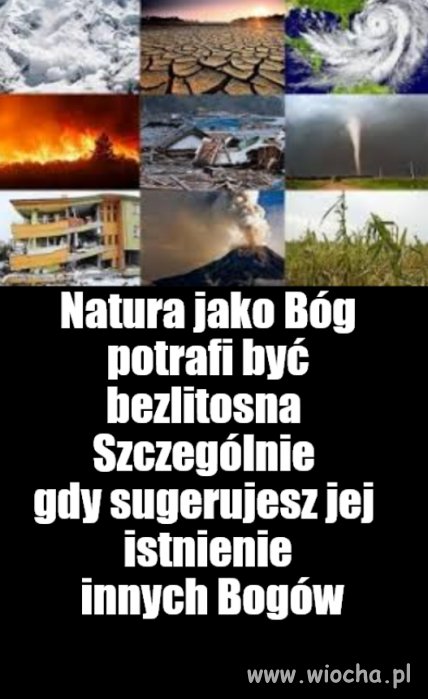 Kaprawym okiem ateisty patrząc ...