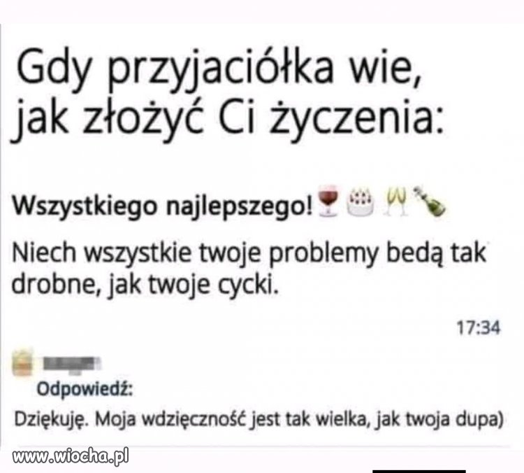 Kiedy życzenia bardziej szczypią niż wzruszają