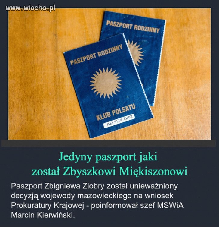 Zbyszku ty miękka fajo