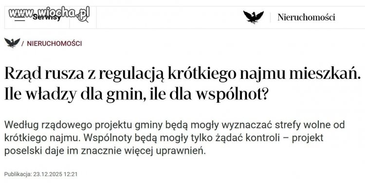 Tuż przed świętami, by nikt nie zauważył...
