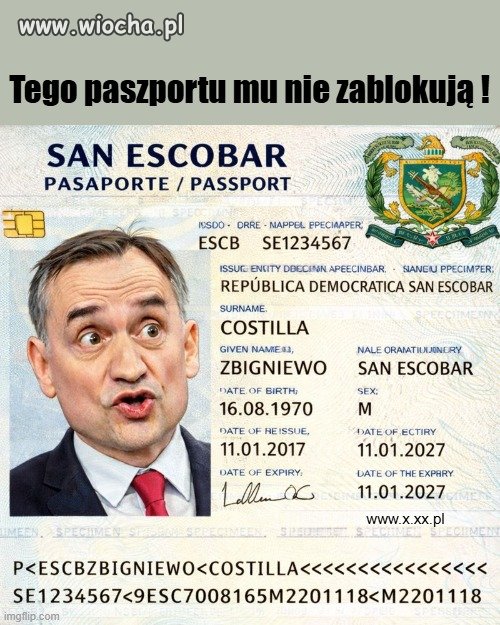 Polski mu zablokowali,