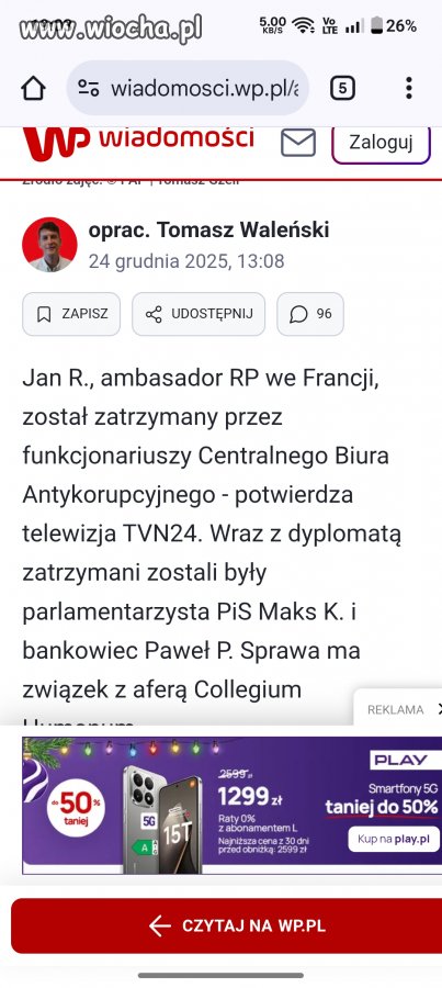 Kolejny pisiorek zatrzymany...